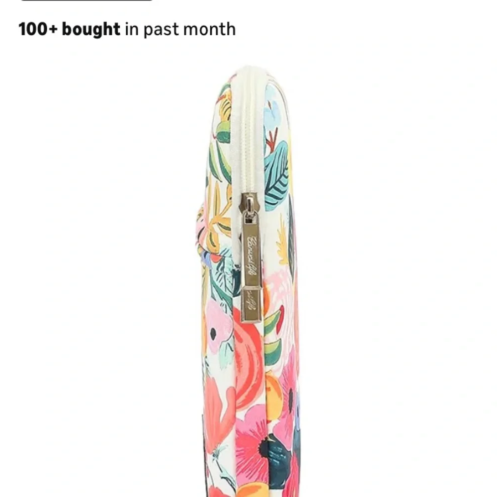Floral Tablet Sleeve Case - Pink Multi laptop case